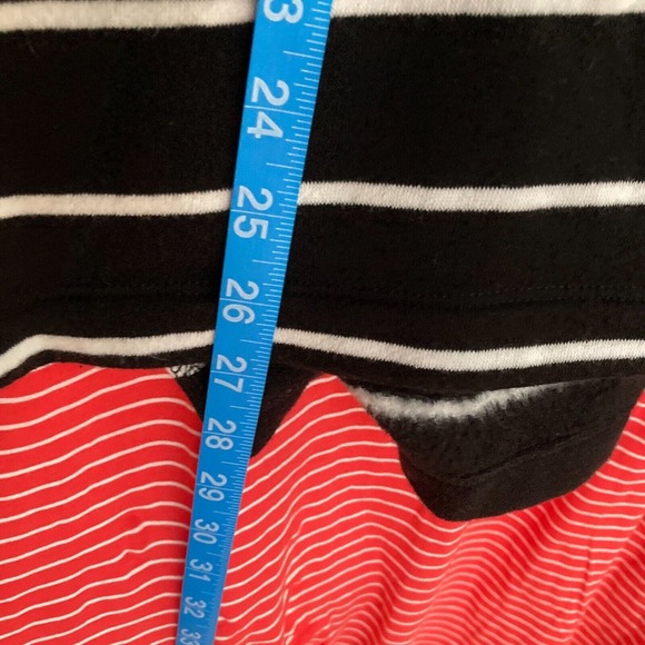 J. Crew Shirt Womens Sz M Striped Cotton Diagonal Collar Buttons Cozy Knit - Picture 8 of 8